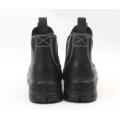 black leather cold resistant electrical insulation steel toe cap zip-up abrasion resistant waterproof work safety boots